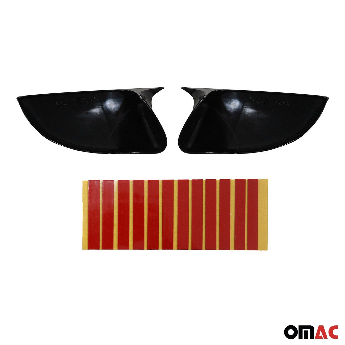 Spiegelkappen Spiegelabdeckung für VW Golf 2009-2013 ABS Schwarz Glanz 2tlg