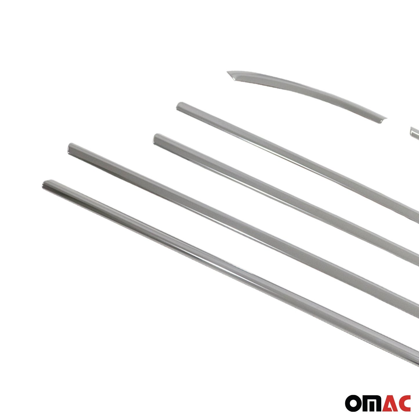 Benzi decorative pentru geamuri pentru Honda City Saloon 2021-2025, oțel inoxidabil, set 6 piese