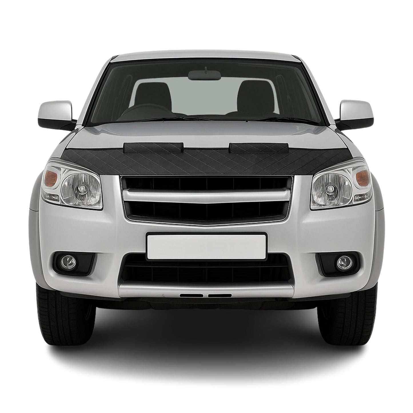Protecție capotă auto pentru Ford Ranger II 2007-2009, jumătate neagră