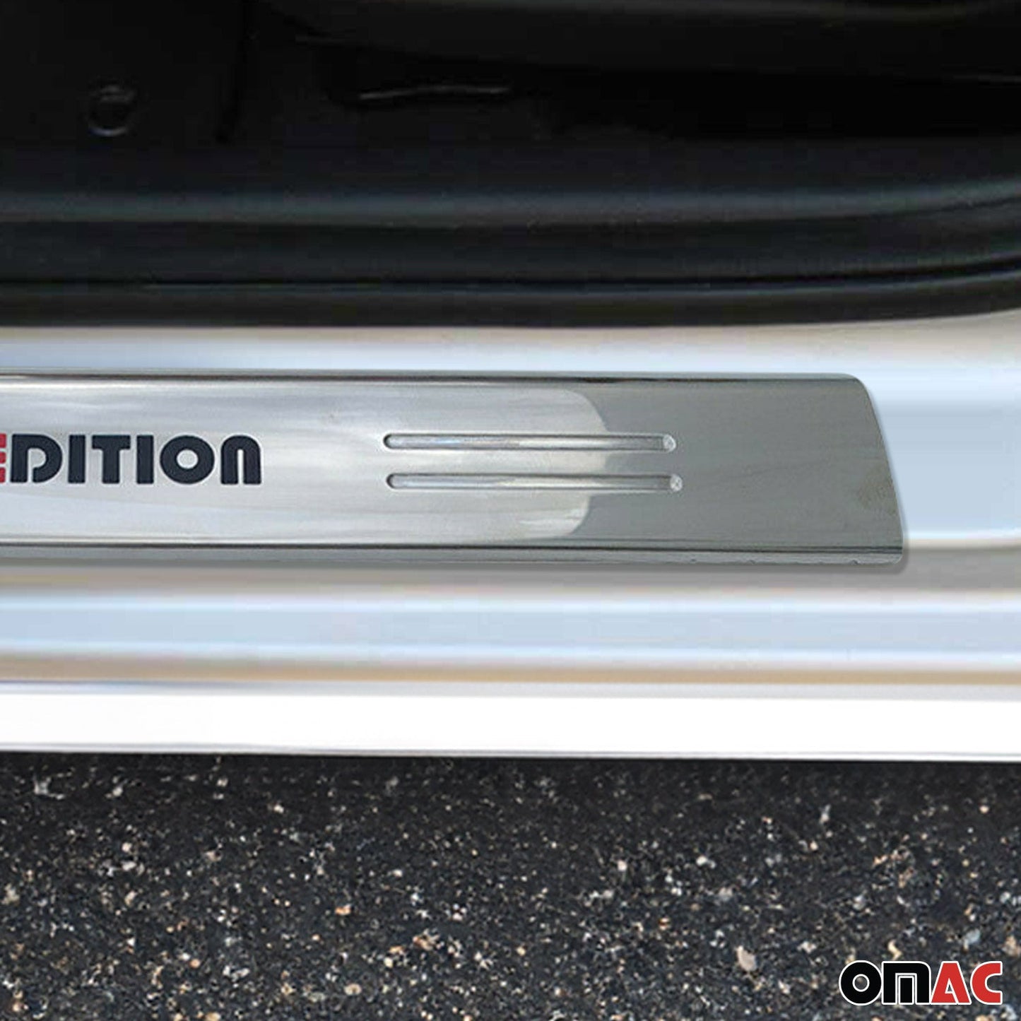 Ornamente prag uși pentru VW Transporter T5 2003-2015, oțel inoxidabil, set 2 piese