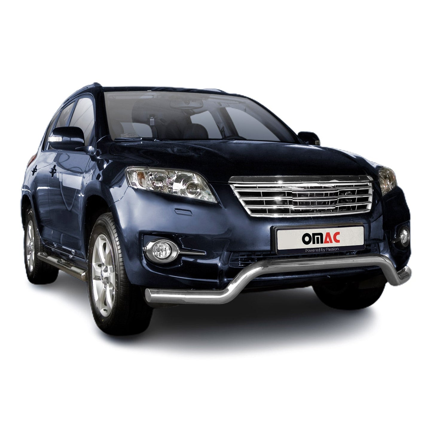 Bară de protecție față, bară de protecție față pentru Toyota RAV4 2010-2013, oțel, omologată ABE, argintiu