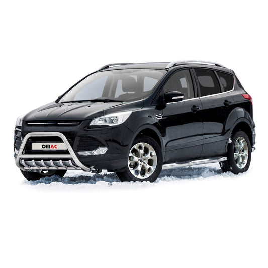 Bară de protecție față din oțel inoxidabil pentru Ford Kuga 2012-2017 cu ABE (omologare de tip germană) Silver Protection
