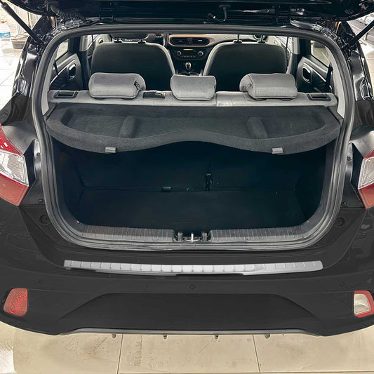 Ladekantenschutz Stoßstangenschutz für Hyundai i10 2019-2025 Edelstahl Silber