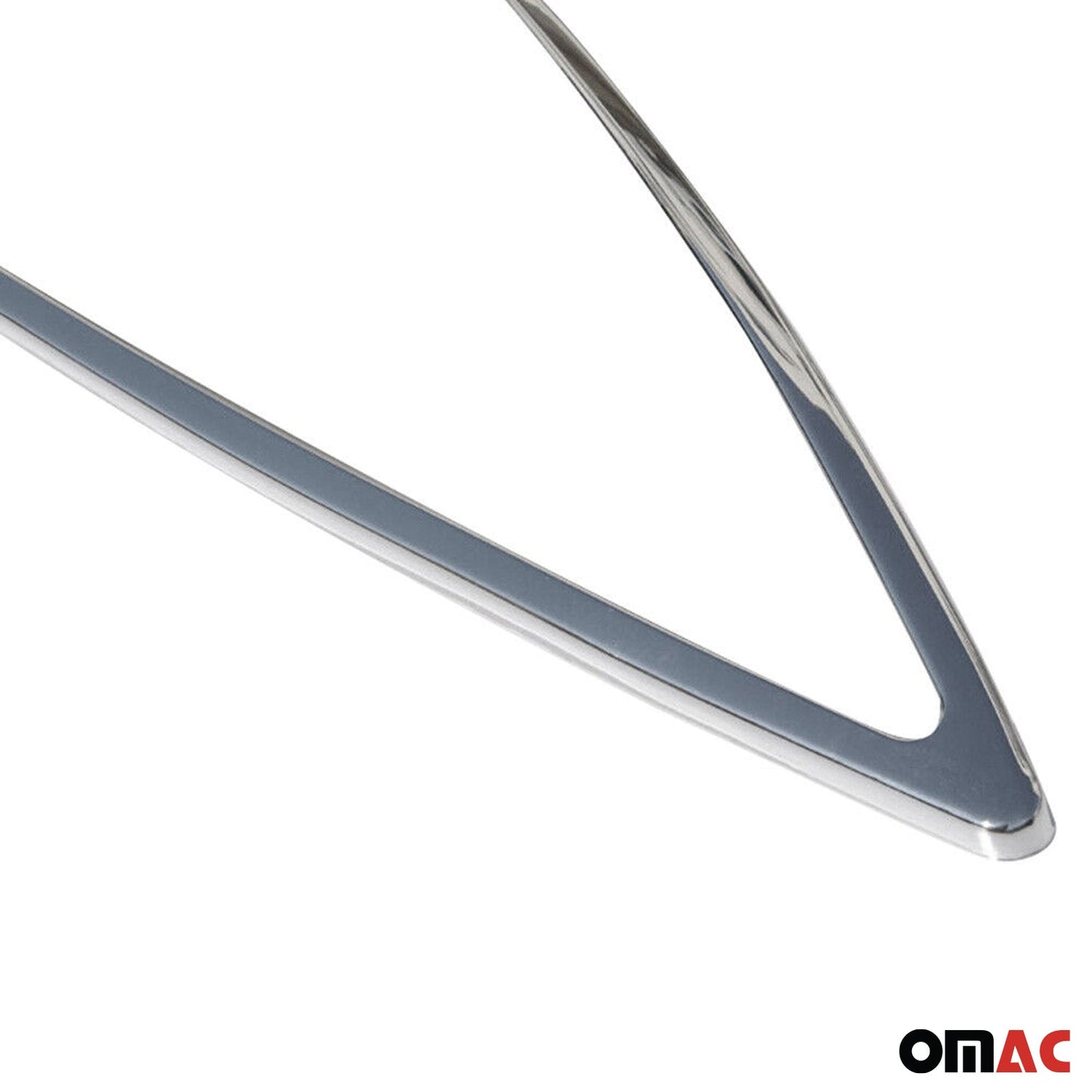 Benzi stop spate pentru Peugeot 307 2001-2009, cromate, ABS argintii, set 2 bucăți