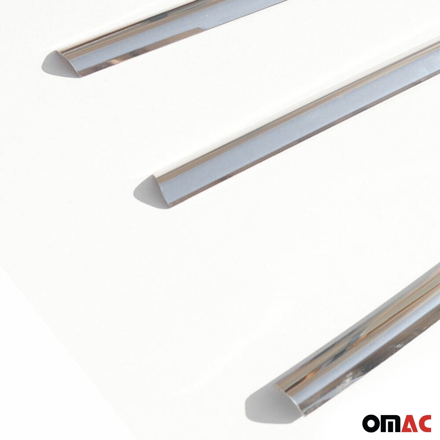 Benzi decorative pentru geamuri pentru Toyota Auris 2006-2012, oțel inoxidabil cromat, 4 bucăți