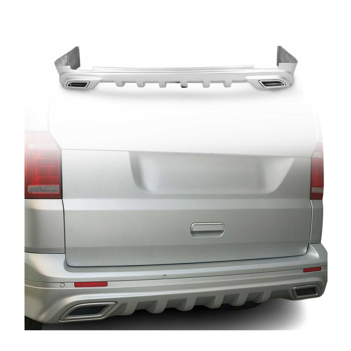 Heckspoiler Heckflügel Hecklippe für VW T5 Transporter 2003-2015 ABS Lackierbar