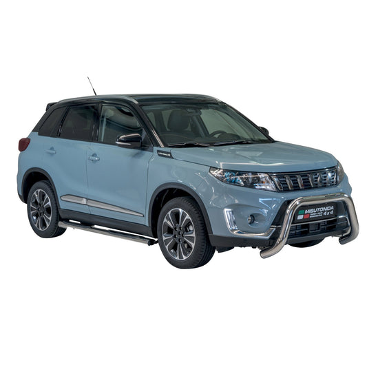 Frontbügel Frontschutzbügel für Suzuki Vitara 2019-2025 ø76mm Stahl Silber