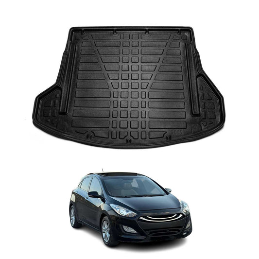 Kofferraumwanne Laderaumwanne für Hyundai i30 Kombi 2012-2016 Gummi TPE Schwarz