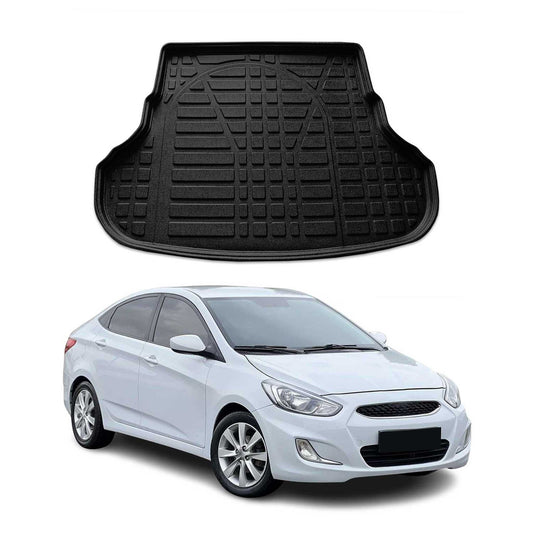 Kofferraumwanne Laderaumwanne für Hyundai Accent Solaris 2012-2024 Limo Gummi