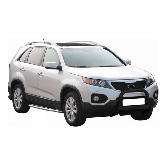 Bară de protecție/buton față pentru Kia Sorento 2009-2012, oțel negru, ø63mm