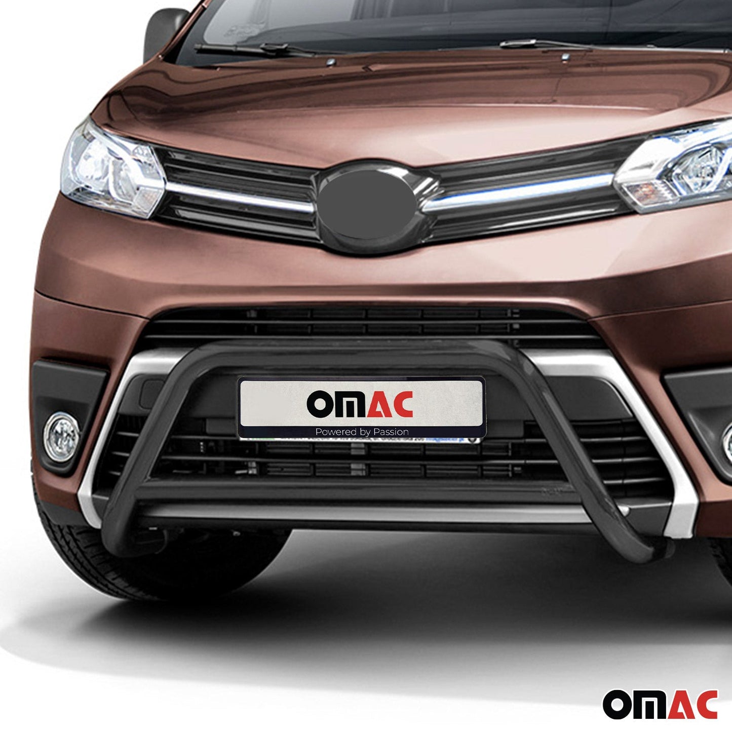 Bară de protecție/buton față pentru Toyota Proace 2016-2022 cu ABE (omologare de tip germană) Negru oțel