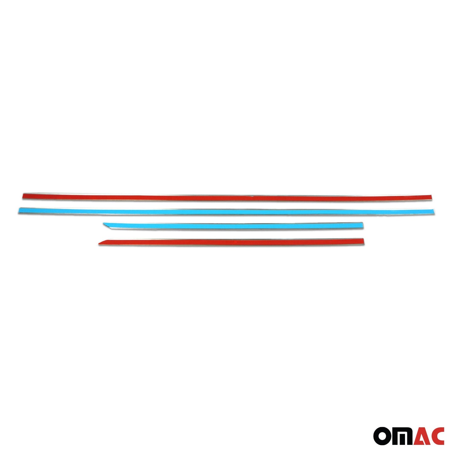 Seitentürleiste Türleisten Türschutzleiste für Volvo XC90 2015-2021 Edelstahl 4x