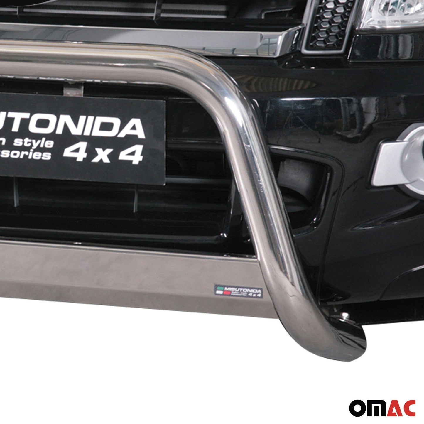 Bară de protecție/buton față pentru Ford Ranger 2012-2015, ø63mm, oțel, argintiu, protecție