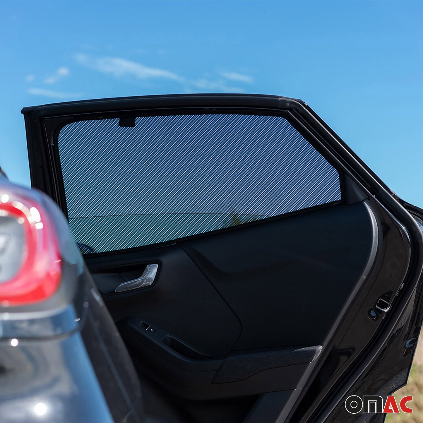 Sonnenschutz Seitenfenster für Ford Puma 2019-2025 Heckscheibe 2tlg Schwarz