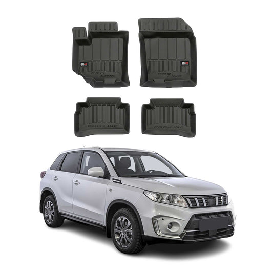 2015-2024 Suzuki Vitara Fußmatten TPE Schwarz 4 tlg