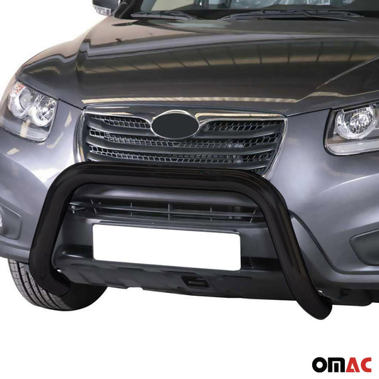 Frontbügel Frontschutzbügel für Hyundai Santa Fe 2009-2012 ø76mm Stahl Schwarz
