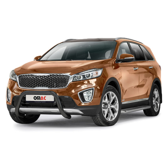 Frontschutzbügel Frontbügel für Kia Sorento 2015-2018 mit ABE Stahl Schwarz