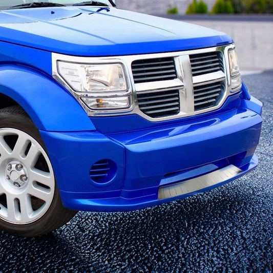 Benzi decorative grilă auto pentru Dodge Nitro 2007-2012, oțel inoxidabil, argintiu, 1 bucată