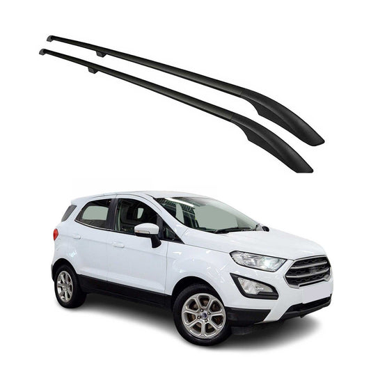 Dachreling Dachgepäckträger Relingträger für Ford Ecosport 2017-2024 Alu Schwarz