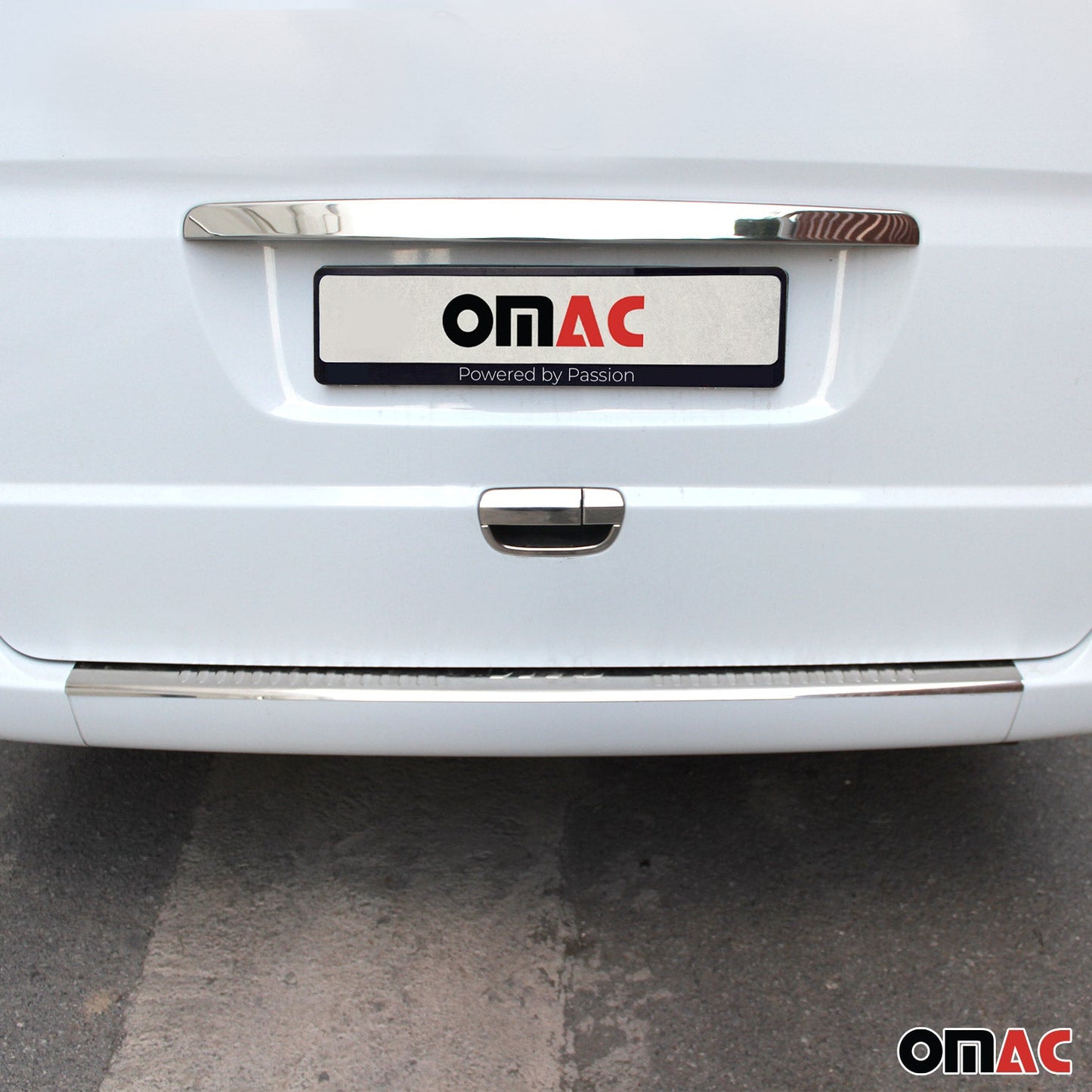 Set de protecție prag portbagaj pentru Mercedes Vito W639, oțel inoxidabil, argintiu