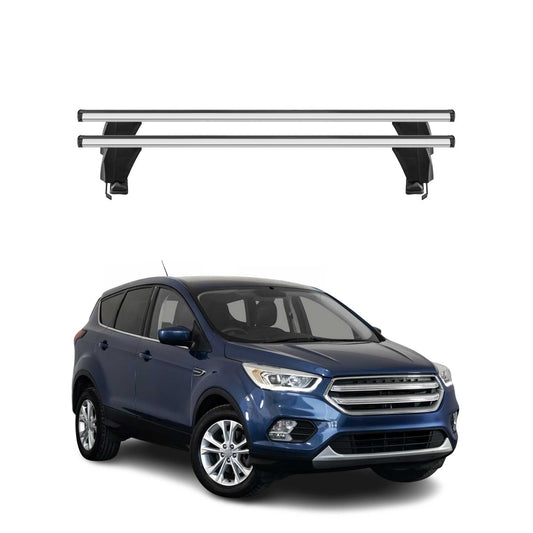 Menabo Dachträger Grundtäger für Ford Escape C520 2013-2019 50kg Alu Silber 2x