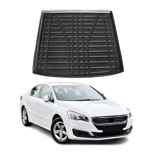 Protecție portbagaj/cargo pentru Peugeot 508 Estate 2010-2018, cauciuc TPE, negru