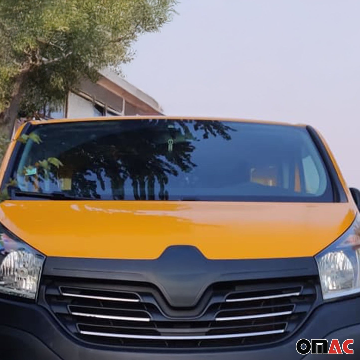 Kühlergrill Leisten Grillleisten für Renault Trafic III Edelstahl Silber 5tlg