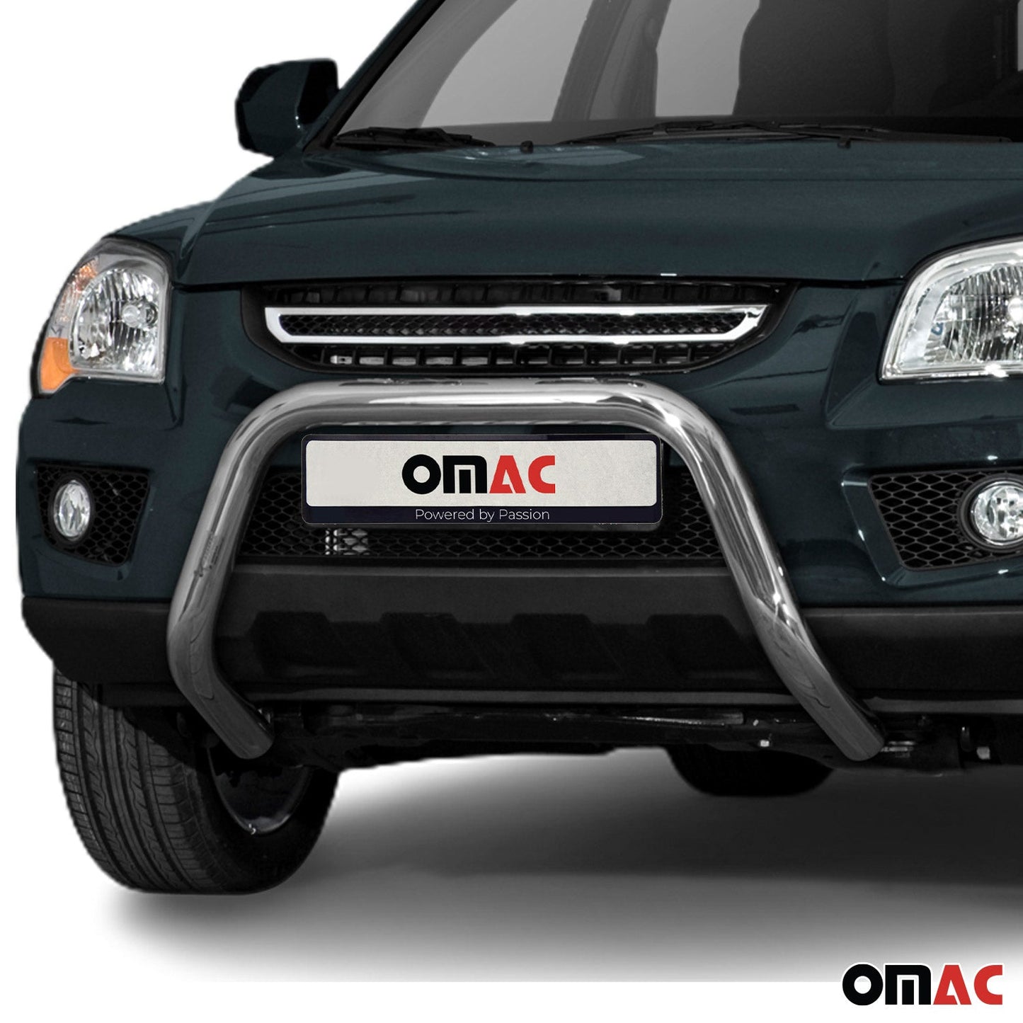 Bară de protecție față pentru Kia Sportage 2008-2010 cu ABE (omologare de tip germană) protecție argintie împotriva impactului