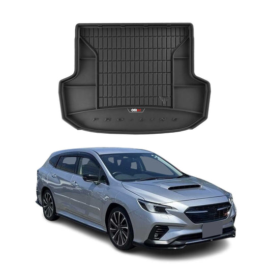 OMAC Gummi Kofferraumwanne für Subaru Levorg 2014-2021 TPE Laderaumwanne Schwarz