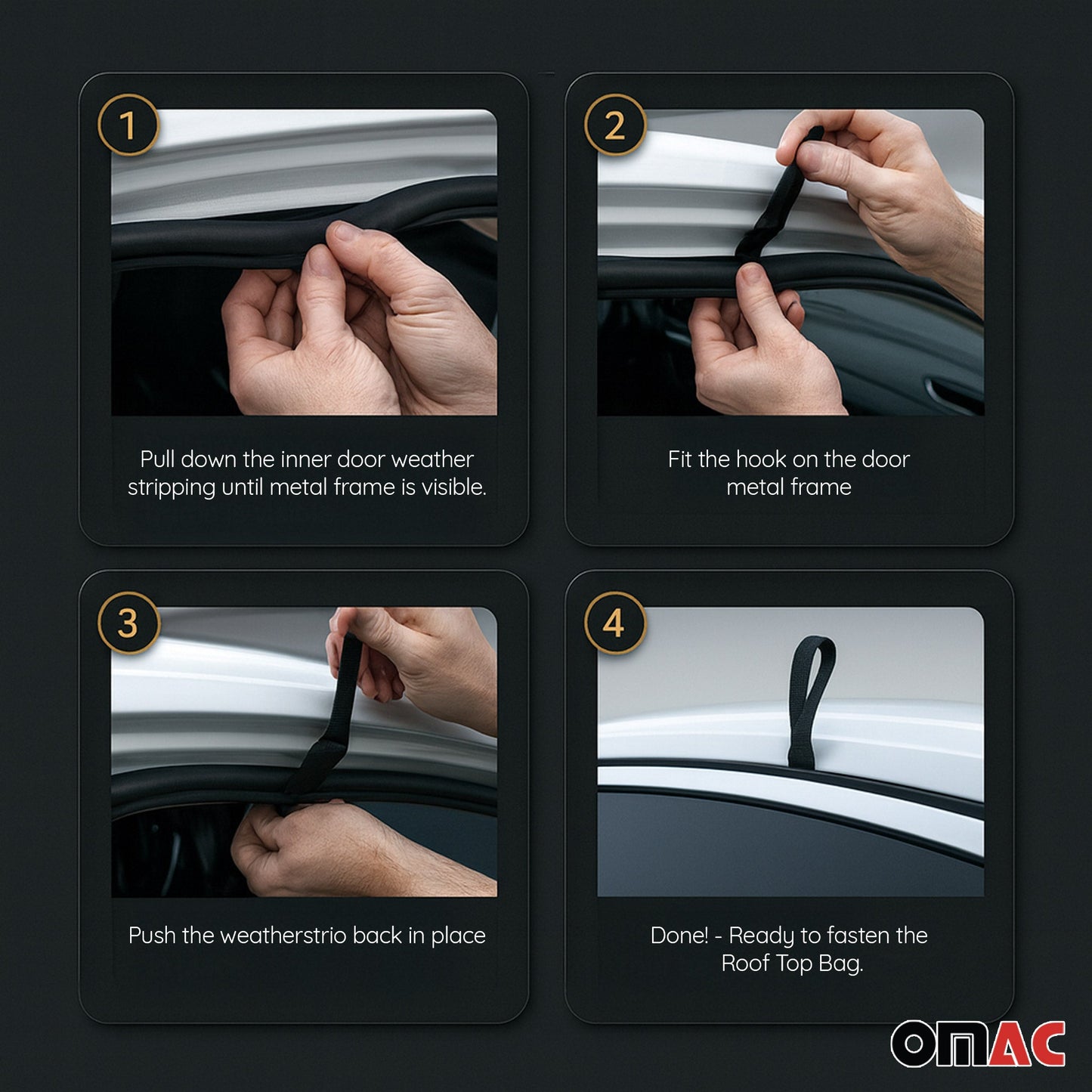 500L Dachbox Dachkoffer Faltbare Auto Dachtasche Gepäcktasche Aufbewahrungsbox