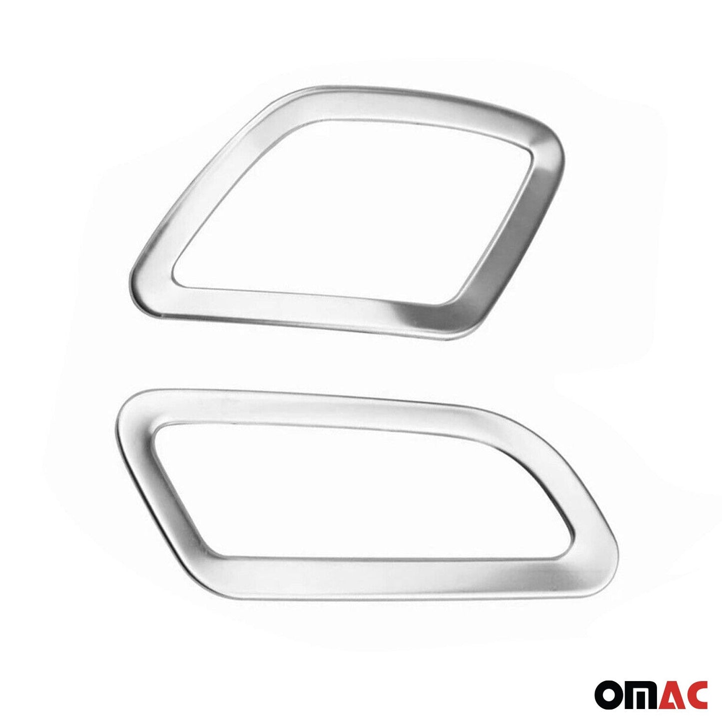 Lüftung Rahmen für Jeep Renegade 2014-2024 Chrom ABS Silber 2tlg