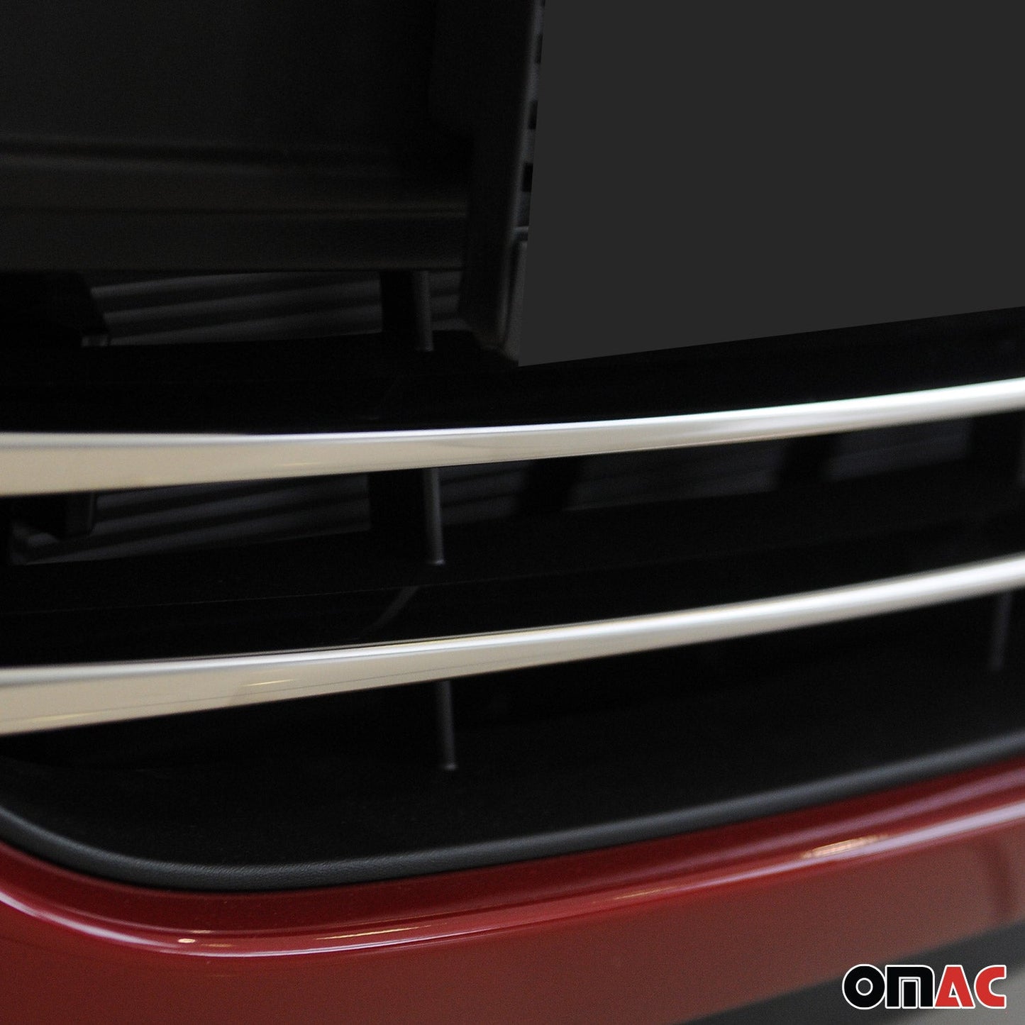 Benzi decorative grilă auto pentru Hyundai i20 2012-2014, oțel inoxidabil, argintiu, 2 bucăți