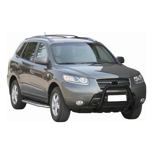 Frontbügel Frontschutzbügel für Hyundai Santa Fe 2006-2009 ø76mm Stahl Schwarz