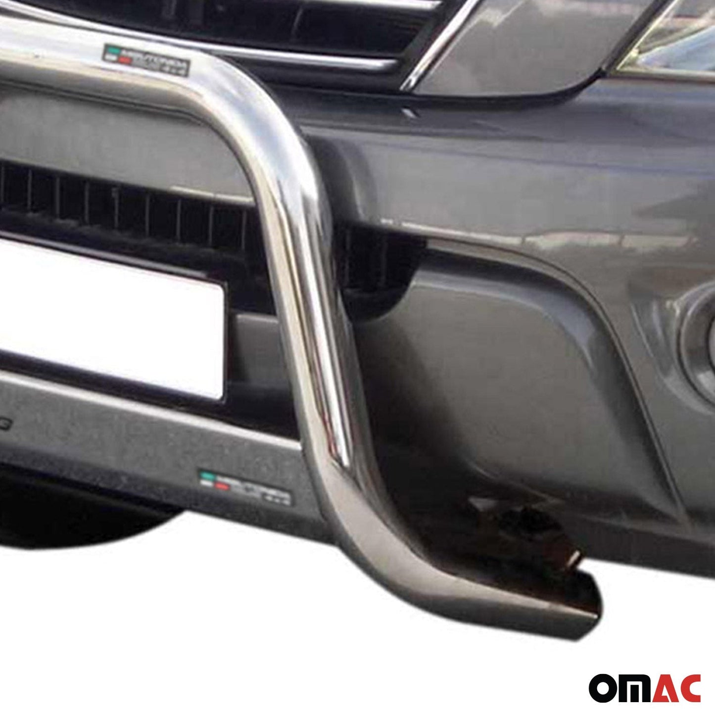 Bară de protecție/buton față pentru Kia Sorento 2006-2009, ø63mm, oțel, argintiu.