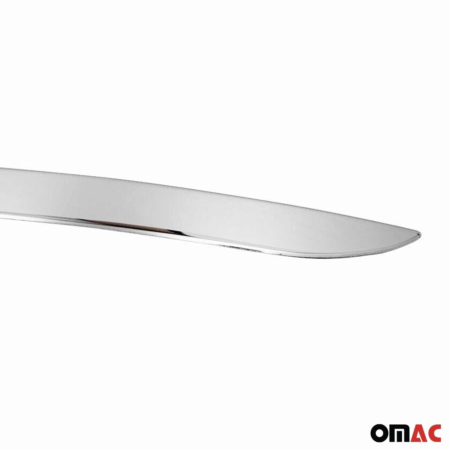 Bandă decorativă portbagaj, bandă decorativă spate pentru Fiat Sedici 2006-2014, partea inferioară din oțel inoxidabil cromat