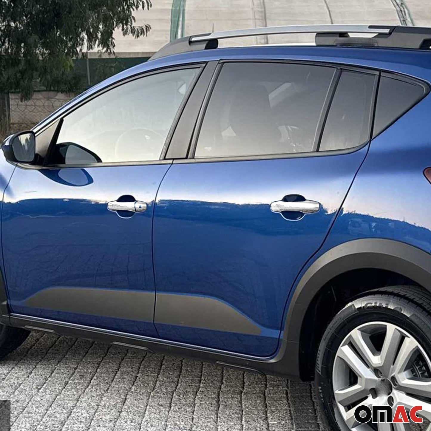 Türgriff Blende Türgriffkappen für Dacia Sandero 2021-2025 Edelstahl Silber 5tlg