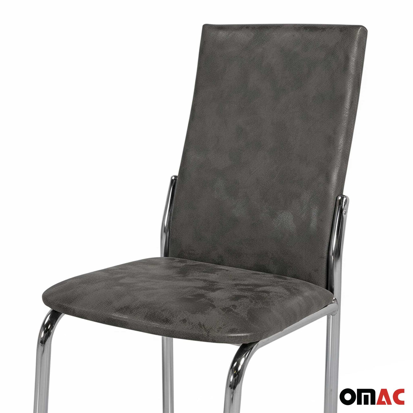 Esszimmerstühle Küchenstuhl Sarp Grau 4x Stühl Kunstleder