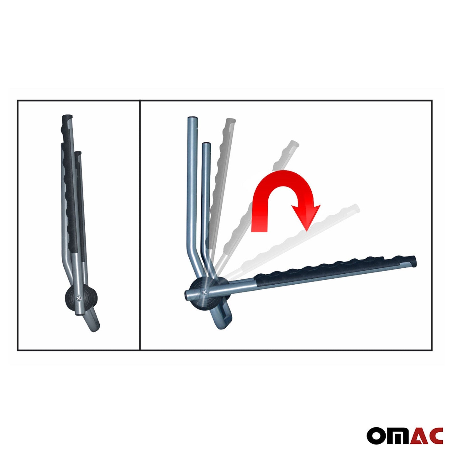 Uchwyt rowerowy Menabo do montażu na ścianie, do bagażnika dachowego, do roweru, do montażu na ścianie