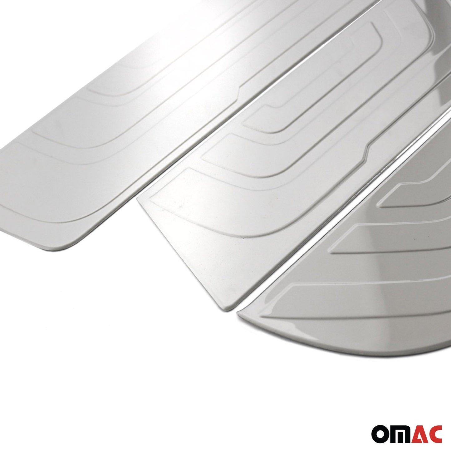 Ornamente prag ușă pentru Mercedes Sprinter 907 2018-2025, oțel inoxidabil, set 3 piese