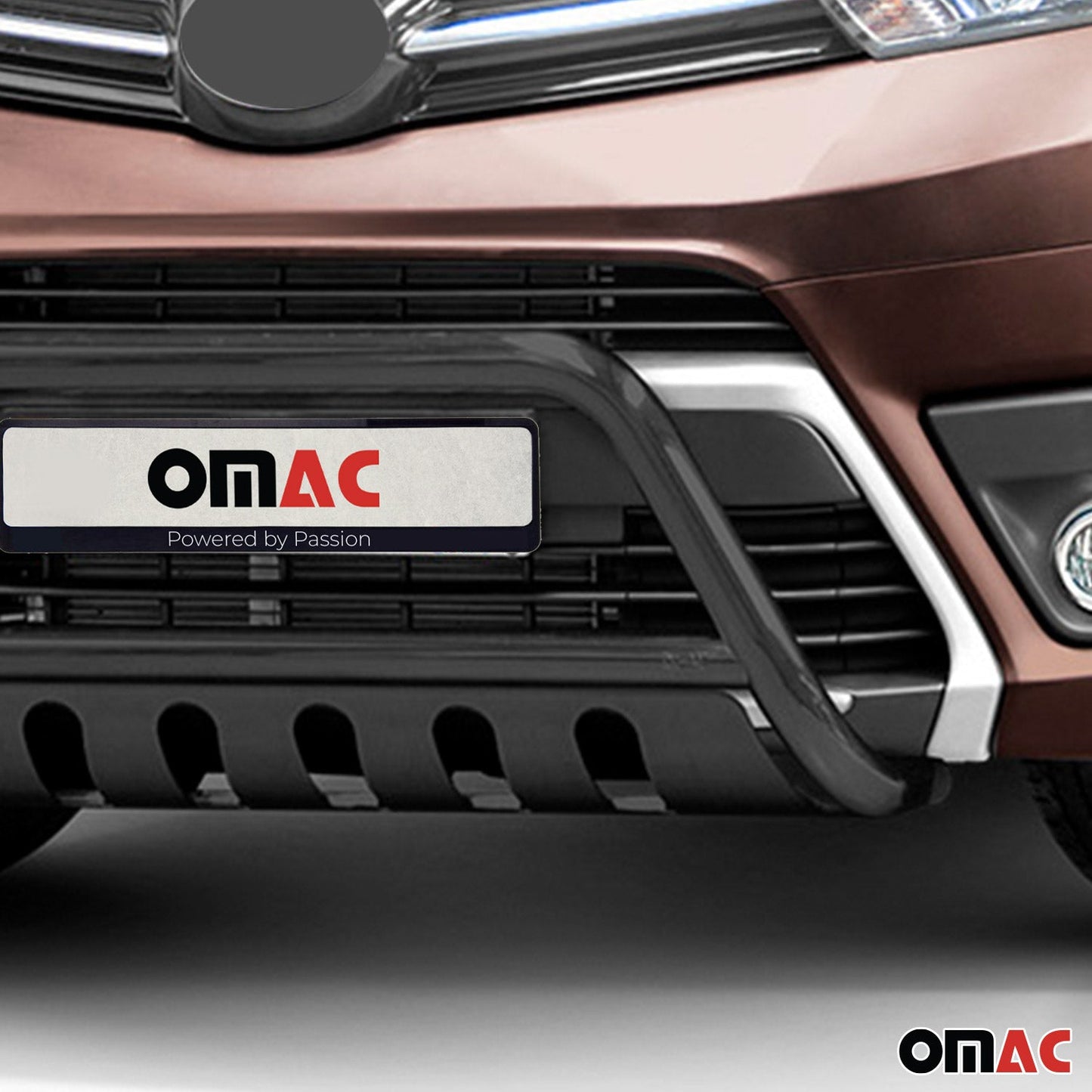 Bară de protecție față pentru Toyota Proace 2016-2022, oțel inoxidabil, omologată ABE, neagră