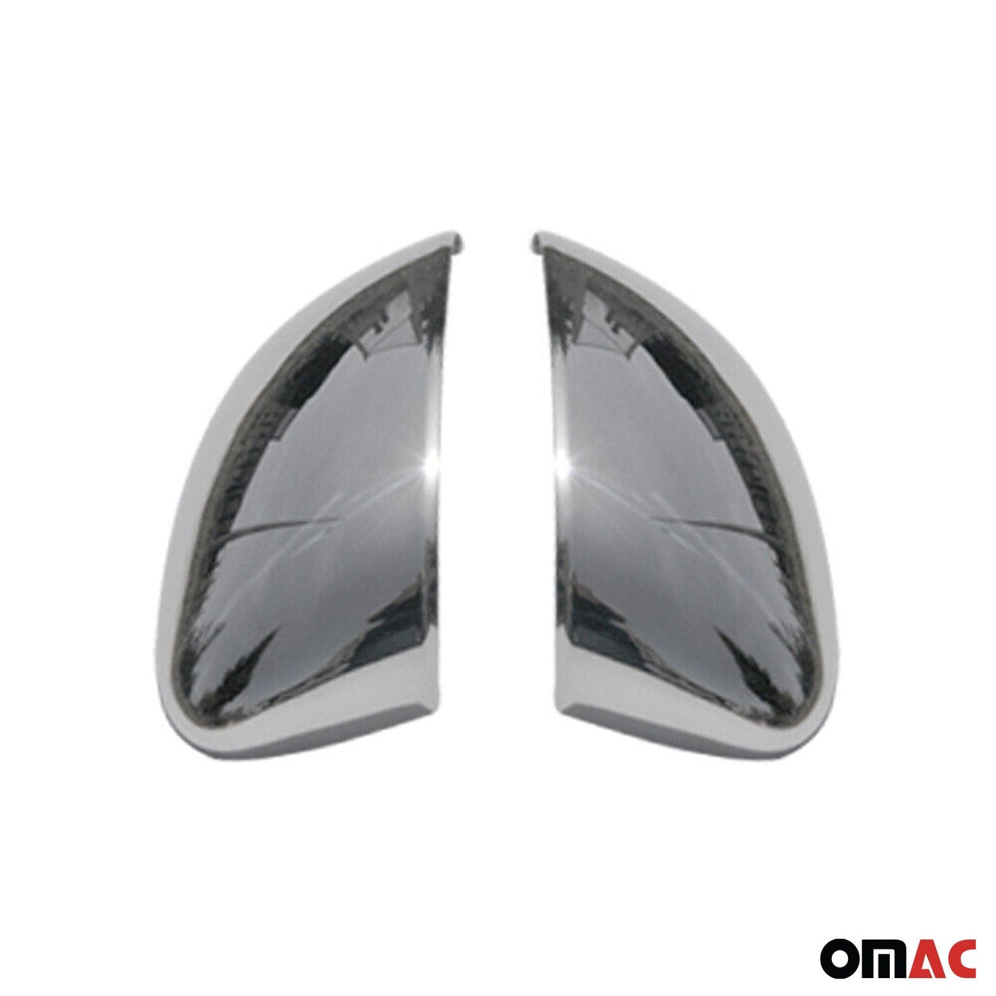 Spiegelkappen Spiegelabdeckung für Fiat Linea 2007-2020 Edelstahl Silber 2tlg