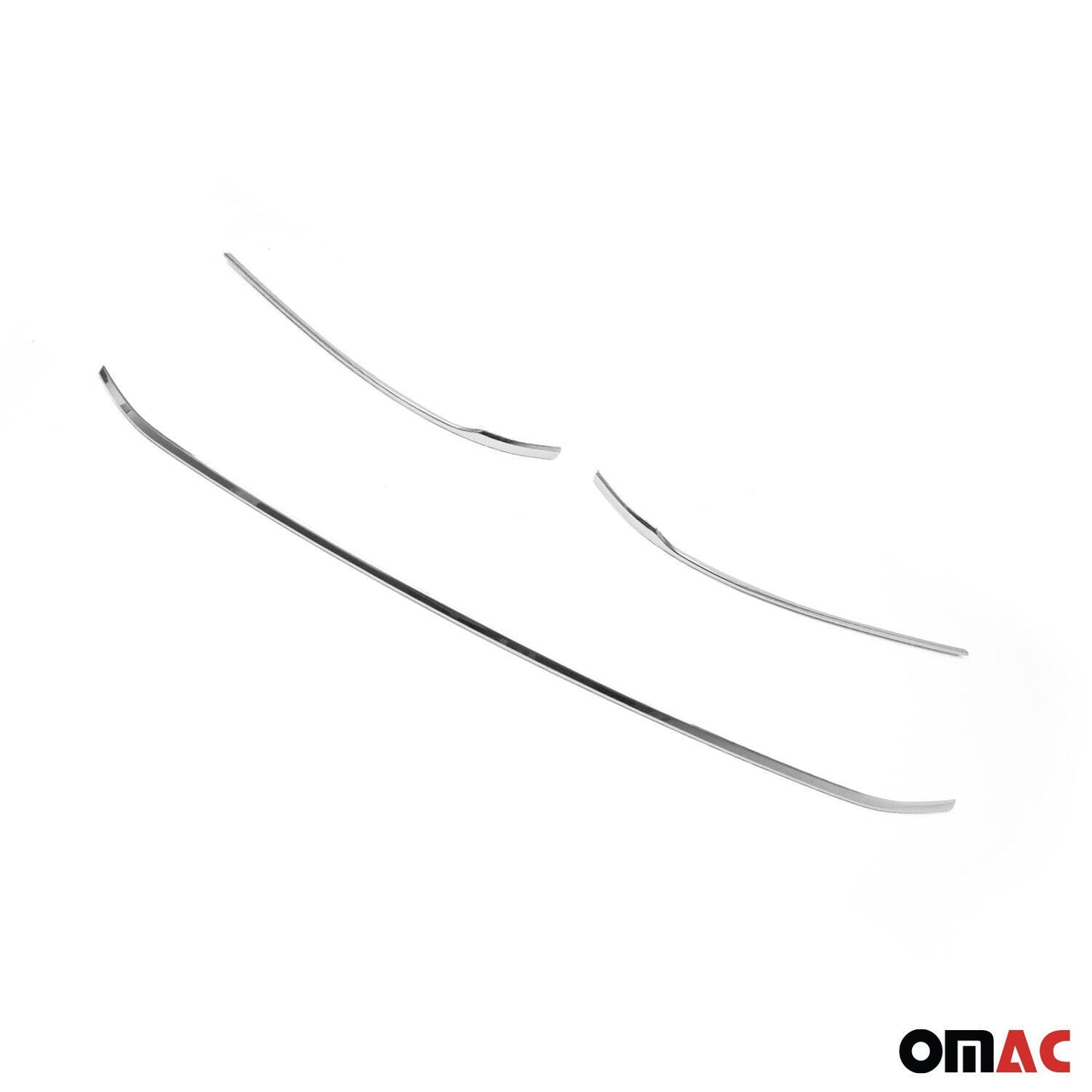 Benzi decorative grilă radiator pentru VW Passat 3G B8 Variant 2014-2019, cromate, 3x