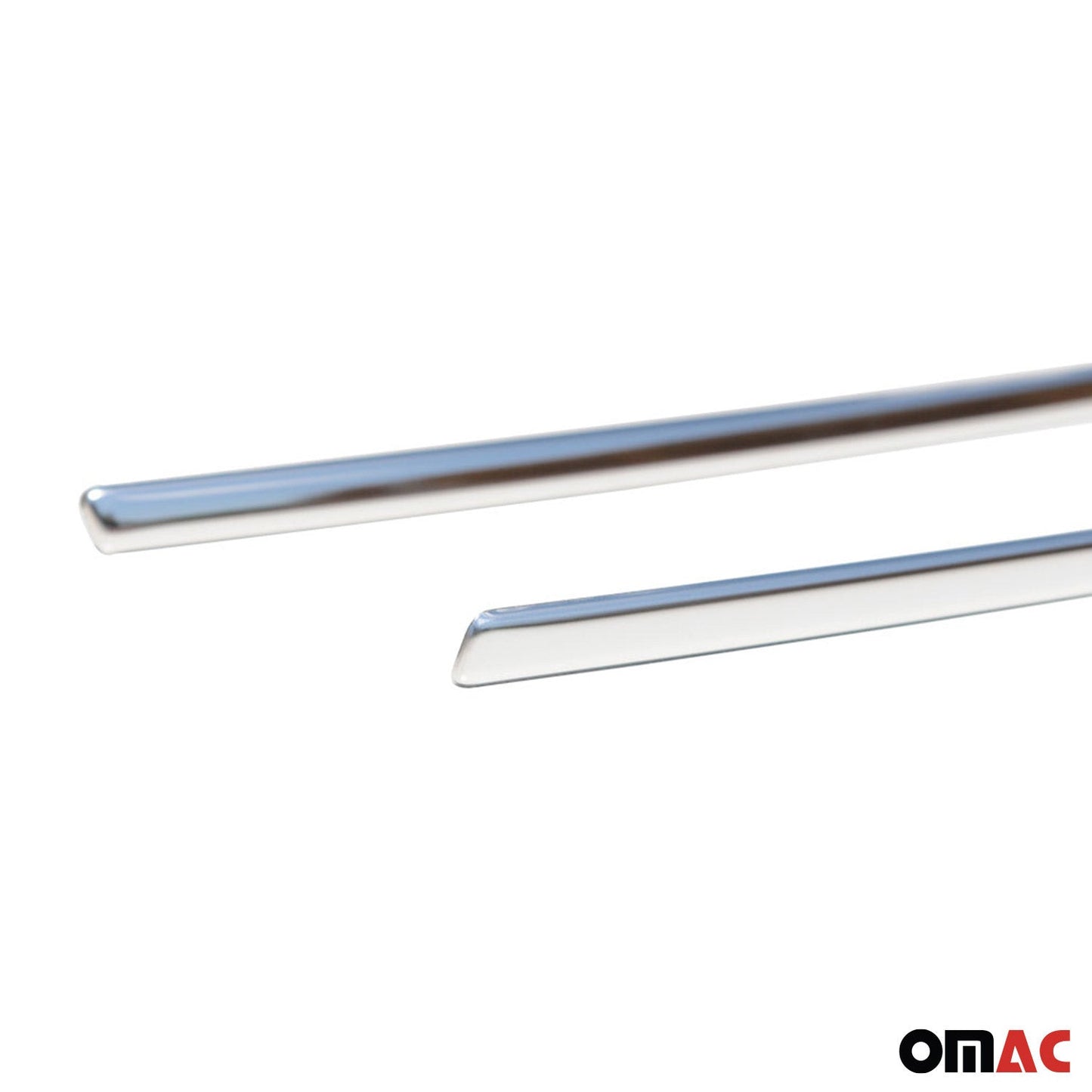 Kühlergrill Leisten Grillleisten für Fiat Doblo 2014-2022 Edelstahl Silber 2tlg