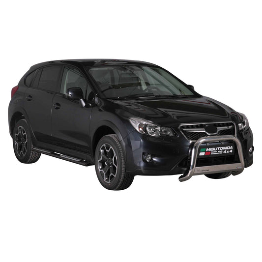 Praguri/praguri laterale din oțel inoxidabil pentru Subaru XV 2012-2025, negre