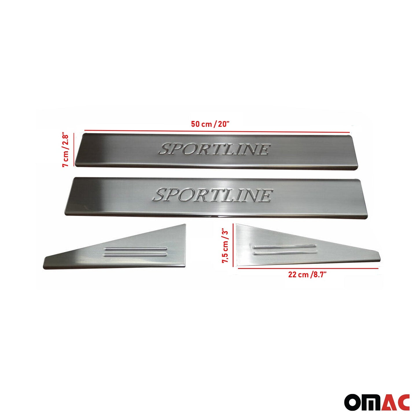 Protecții prag uși pentru Land Rover Freelander 2006-2014, oțel inoxidabil, set 4 piese