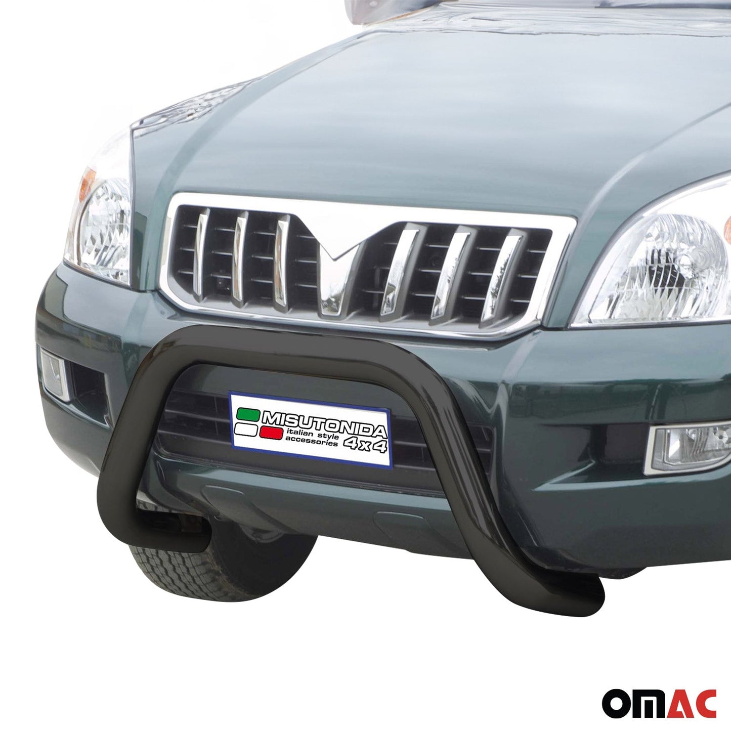 Bară de protecție/buton față pentru Toyota Land Cruiser KDJ120 2003-2008 ø76 Negru