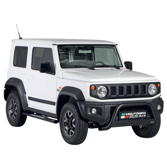 Praguri/praguri laterale din oțel inoxidabil pentru Suzuki Jimny 2018-2025, negre