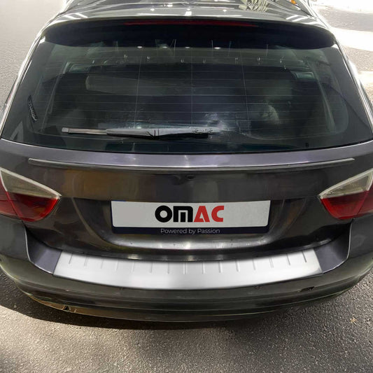 Protecție prag de portbagaj pentru BMW Seria 3 E90 E91 Touring 2008-2012, oțel inoxidabil