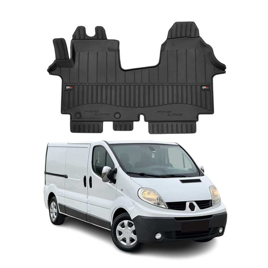 OMAC Gummi Fußmatten für Renault Trafic 2001-2014 Premium TPE Automatten 1tlg