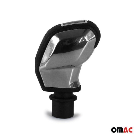 Maneta schimbător de viteze pentru Peugeot 301 2013-2025 cu 5 trepte, piele ecologică, cromată, 1x